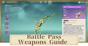 Polearms are one of the 5 possible weapons that characters can use in genshin impact. Best Battle Pass Weapon Which Bp Weapon Should You Choose Genshin Impact Gamewith