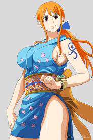 konbanwa01, nami (one piece), one piece, highres, tagme, breasts, large  breasts, orange hair - Image View - | Gelbooru - Free Anime and Hentai  Gallery