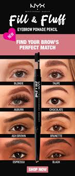 Pencil is great for filling in a few hairs that might be missing. Fill Fluff Eyebrow Pomade Pencil Nyx Professional Makeup Nyx Professional Makeup Makeup Eyebrows