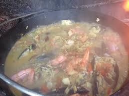 Paella In A Potjie Open Flame Cooking Cooking Foodie