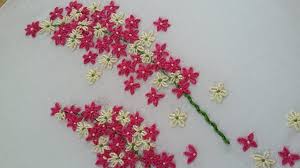 For more free patterns and embroidery how to's head to our embroidery home page. Hand Embroidery Of Flowers With Lazy Daisy Stitch For Beginners Crewel Embroidery Crewel Embroidery Kits Crewel Embroidery Tutorial