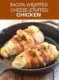 Bacon Wrapped Cheese Stuffed Chicken Recipe Bacon Wrapped Cheese Cheese Stuffed Chicken Bacon Wrapped