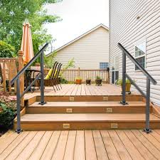 Lowe's® has your next project covered. Vevor Outdoor Handrail 165lbs Load Handrail Outdoor Stairs Aluminum Stair Handrail 36 X 35 Outdoor Stair Railing Transitional Range From 0 To 50 Staircase Handrail Fits 2 3 Steps With Screw Kit Walmart Com