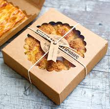 5 X Pie Box Pie Medium Boxes With Lid Paper By Twomysterybox Emballage Kraft Boite A Tarte Tarte
