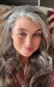 My hair is looking a little gray 👀🥴😜55 & never felt better loving life.  Following #aginggracefully