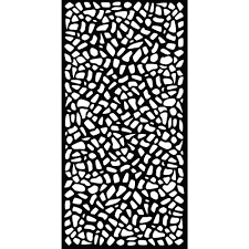 0 3 In X 71 In X 2 95 Ft Riverbank Recycled Plastic Charcoal Decorative Screen 4 Piece Decorative Screens Decorative Fence Panels Decorative Screen Panels