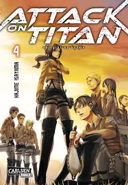 Da die serie von seinen wendungen in ihrer geschichte lebt, kann diese seite dir die freude an der serie nehmen. Attack On Titan 4 Atemberaubende Fantasy Action Im Kampf Gegen Grauenhafte Titanen Isayama Hajime Peter Claudia Amazon De Bucher