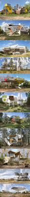 Dionisio Gonzalez Projects Surreal Architectural Visions Houses Buildings Funpic Hu Largest Collection Of Funny Cute Crazy Or Interesting Pictures Sin Architecture Futuriste Architecture Urbaine Architecture Exterieur