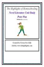 Peter Pan Literature Novel Unit Study And Lapbook Highlights Of Homeschooling British Literature Lesson Plans Teacher Activities Homeschool Study