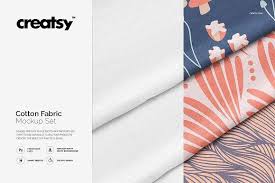 Download Cotton Fabric Mockup Set Creative Market Mockup Design Mockup Free Psd
