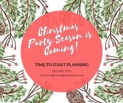 I think by the time christmas comes along it has been a long and possibly stressful year and the prospect of coming up with fun and exciting party ideas seems too hard. Christmas Party Packages Carriage House