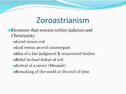 Early Religions Zoroastrianism Vedic Religion Hebrew