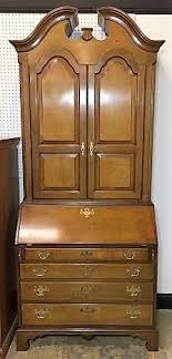 Hickory Chair Co Vintage Secretary Desk Rusty By Design
