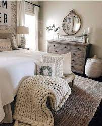 This design style is warm and welcoming, especially in your most private retreat, the bedroom.these rustic chic bedroom design and decor ideas demonstrate how you can use this style to transform your personal space. 24 Charming Rustic Bedroom Ideas And Designs Farmhouse Style Master Bedroom Vintage Bedroom Decor Master Bedroom Diy