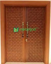 Model pintu minimalis 2 pintu besar kecil terbaru. Model Pintu Rumah Minimalis Terbaru 2 Daun 2021 Pintu Anyaman Tikar