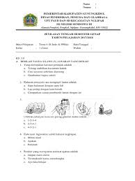 Petunjuk mengepel lantai kelas 1 sd. Soal Pdf