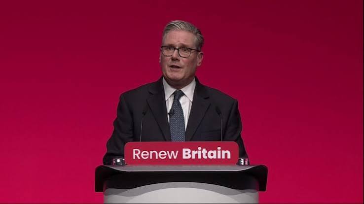 Nigel Farage doesn't like Britain, Keir Starmer says in speech to Labour Party conference - BBC News
