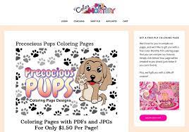 Plr coloring books, pages and designs. 10 Free Doggy Plr Coloring Pages