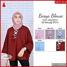 Di buat dengan bahan woolpeach pilihan yang lembut dan halus. Rpj060a43 Model Atasan Basya Cantik Blouse Wanita Model Wanita Atasan