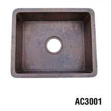 14 gauge hammered copper bar sinks