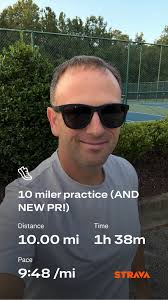 runner achieves three personal records