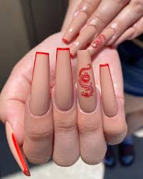 Kazmiraemery On Instagram Thought Of Nikitadragun While Doing These Inspired By Ps Nailss Edgy Nails Dragon Nails Long Acrylic Nails Coffin