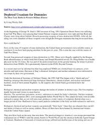 Neither the national toxicology program (ntp), the international agency for research on cancer (iarc) nor the epa have classified natural uranium or depleted uranium with respect to carcinogenicity. Depleted Uranium For Dummies Fernandotermentini It