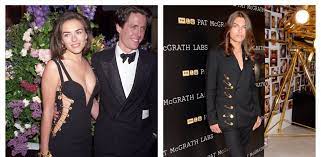 Elizabeth hurley wearing the iconic gianni versace safety pin dress, pic: Elizabeth Hurley S Son Damian Channels Versace Safety Pin Dress Wwd