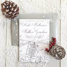 Sample Winter Wedding Invitations Christmas Wedding Etsy Christmas Wedding Invitations Etsy Wedding Invitations Snow Wedding Invitations