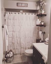 100 Wonderful Farmhouse Bathroom Decor Ideas Farmhouse Shower Rustic Shower Curtains Bathroom Design Decor