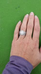 How Do You Wear Your Stacked Rings Weddingbee Unique Wedding Sets Rings Bezel Set Ring