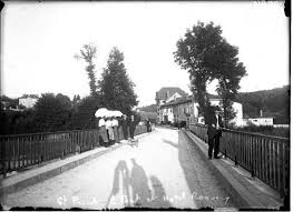 Saint Priest Taurion Le Pont Et L Ombre Du Photographe 1909 Jb Boudeau Bfm Limoges Photographie Limoges Vienne