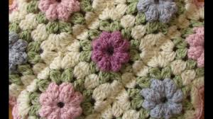 Easy Crochet Pretty Puff Stitch Flower Blanket Flower Granny Square Tutorial Youtube You could use the same 5 granny square pattern for each design. easy crochet pretty puff stitch flower blanket flower granny square tutorial