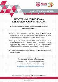 Secara keseluruhannya, didapati pelajar memberi komitmen yang tinggi bagi menjayakan program ini. Bahagian Hal Ehwal Pelajar Upm Posts Facebook