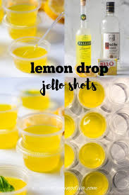 This Lemon Drop Jello Shots Recipe Made From Vodka Limoncello And Real Lemon Juice Is Awesome I In 2020 Jello Shot Recipes Lemon Drop Jello Shots Recipe Shot Recipes