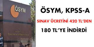 Kpss 2020 sınav tarihi ösym tarafından açıklandı. Osym Kpss A Sinav Ucretini 420 Tl Den 180 Tl Ye Indirdi Memurlar Net