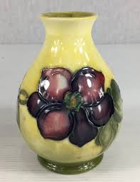 Check spelling or type a new query. Vintage Moorcroft Clematis Pattern Green Yellow Bud Vase 11 5cm In Height Wheeler Antiques