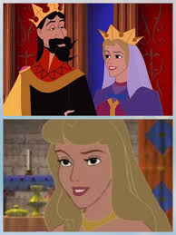 Disney princesses and their parents