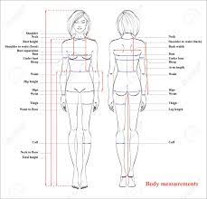 Check spelling or type a new query. Woman Body Measurement Chart Scheme For Measurement Human Body For Sewing Clothes Female Figure Front And Back Views Vector Royalty Free Cliparts Vectors And Stock Illustration Image 97129652