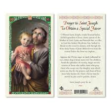 To search for a particular item on our website, please use the search box below: St Joseph With Child Prayer Holy Card Catholic Online Shopping Free Ship 60