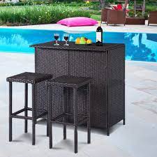 Product title 3 piece patio height bar set with table and chairs,. Cheap Outdoor Tall Bar Stools Find Outdoor Tall Bar Stools Deals On Line At Alibaba Com