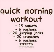 Pin By Lara On Fitness Inspiration P Quick Morning Workout Morning Workout Easy Workouts