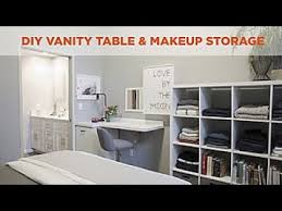 small bedroom storage diy vanity and