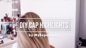 How to successfully do your own highlights at home. Diy Cap Highlights Regrowth Roots Refresh With Olaplex Myexperience Youtube