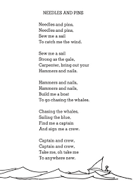 Shel Silverstein Needles And Pins Silverstein Poems Simple Poems Shel Silverstein Poems
