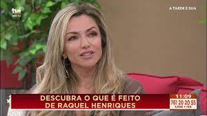 She is an actress, known for mistura fina (2004), queridas feras (2003). Raquel Henriques Muitas Vezes Nao Me Respeito