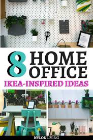 Ikea Inspired Creative Home Office Decorating Ideas On A Budget Home Office Design Home Office Decor Home Office Furniture