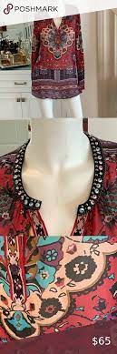 Nwt Hale Bob Silk Blouse Size Small In 2021 Hale Bob Dresses Silk Charmeuse Blouse Blouse Size