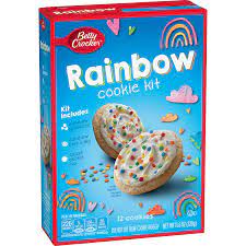 Amazon Com Betty Crocker Glitter Rainbow Cookie Kit 5count Grocery Gourmet Food