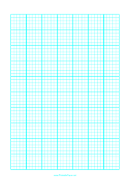 This A4 Sized Graph Paper Has One Cyan Line Every 5mm With A Heavy Index Line Every 5 Lines Free To Downlo Printable Graph Paper Graph Paper Letter Size Paper